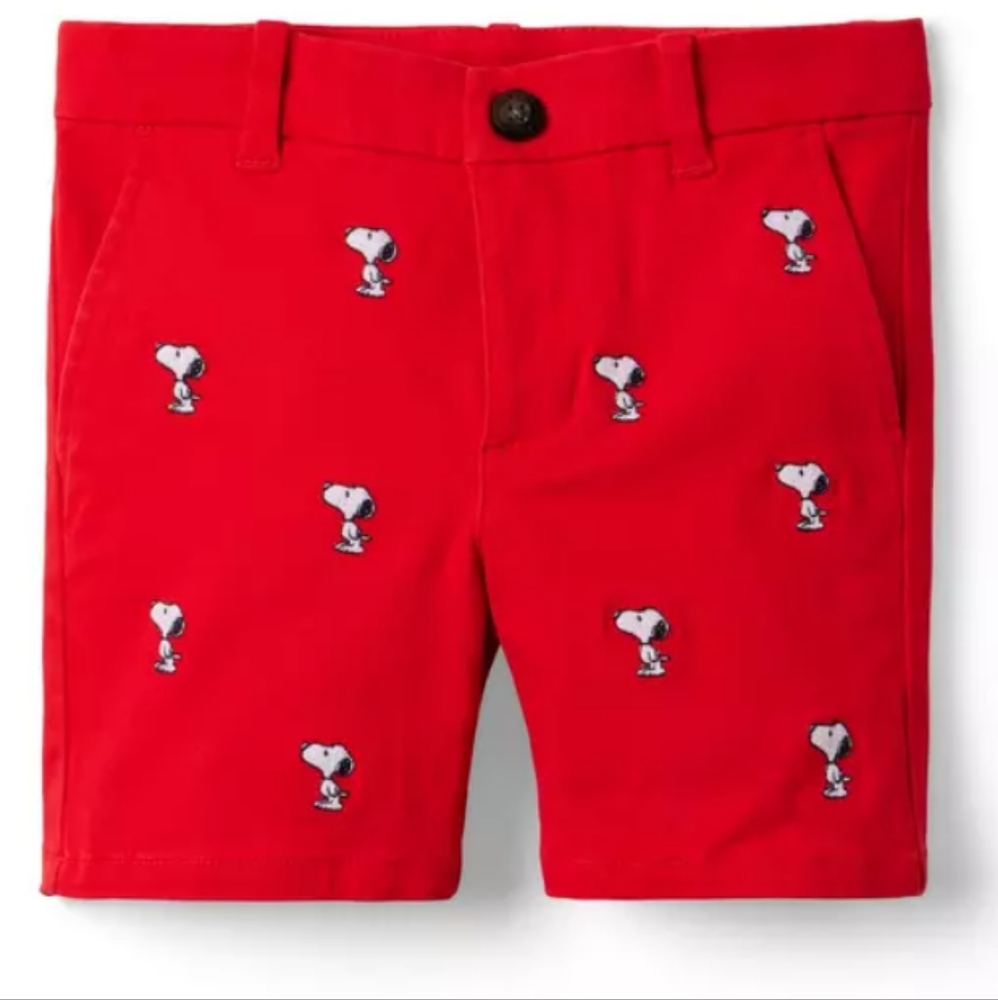 Janie and Jack Snoopy Valentine's Day Shorts